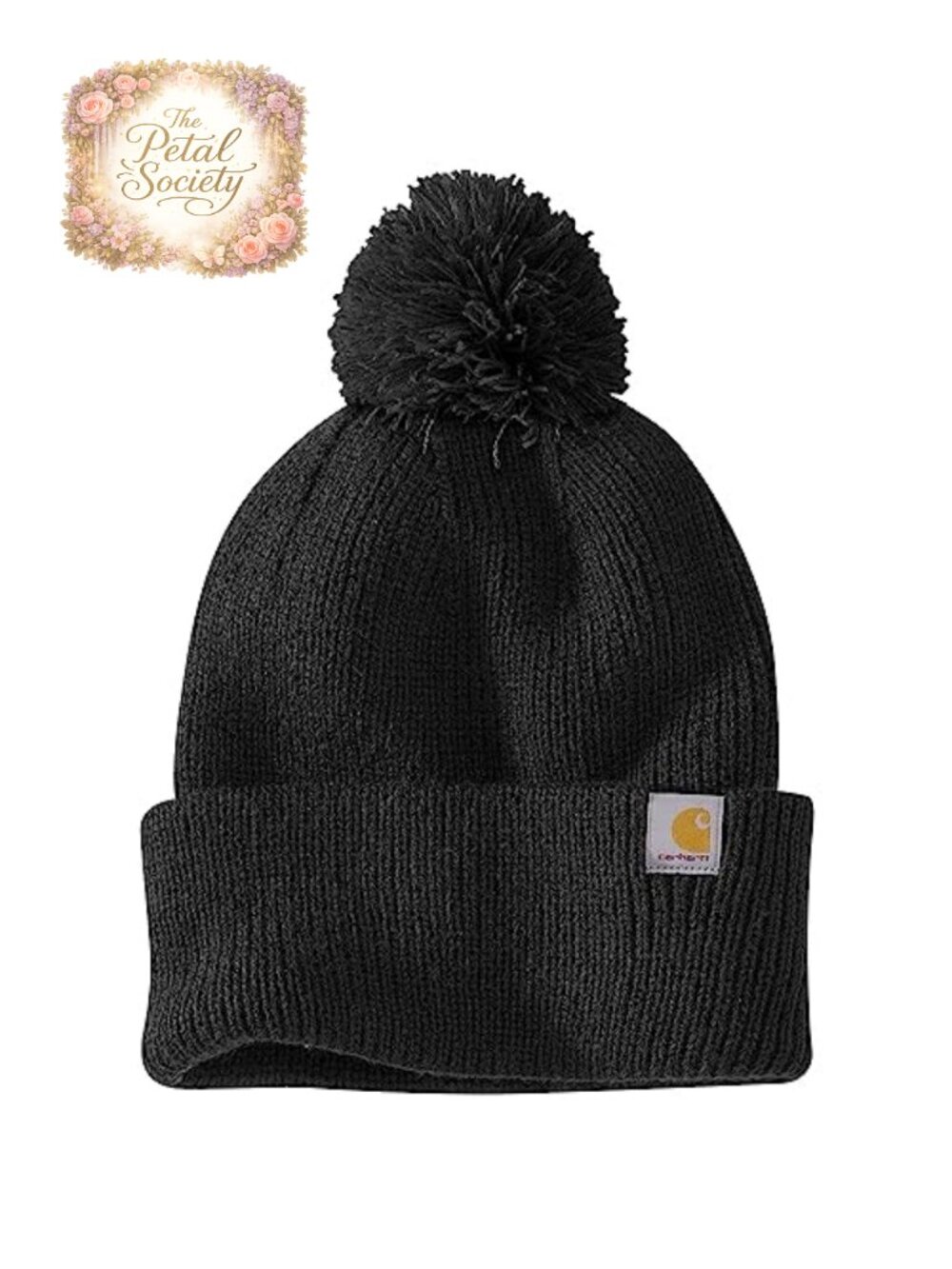 Carhartt Knit Pom-Pom Cuffed Beanie Winter Hat